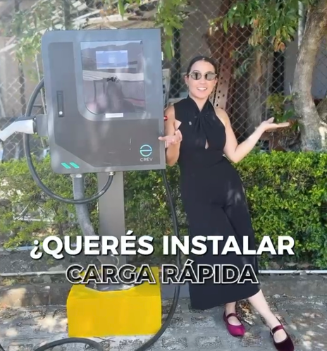 CREV explica cómo seleccionar cargadores para vehículos eléctricos en comercios según la demanda, la infraestructura disponible y la rotación esperada.